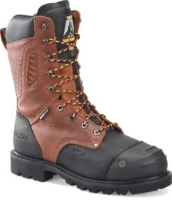 Matterhorn MT2575 Men's NICKEL 12" WP Carbon Comp Toe Work Boot W/ Internal Metguard - Brown
