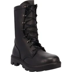 McRae 6289 Gen 2 All-Leather Combat Boots With Panama Sole - Black