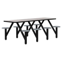 Moduform 5000-96E Modumaxx Multipurpose Cluster Table - Rectangle Top, 8 Seats