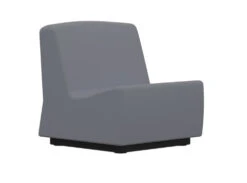 Moduform 530-50 Roto-Molded Modular Chair -ANCHORTEX SHOP Moduform 530 50 Armless Chair Flannel Gray