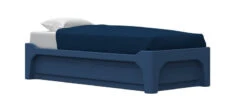 Moduform MX9 Moxie Molded Platform Bed -ANCHORTEX SHOP Moduform Moxie MX9 Bed with mattress slate blue