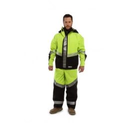 NSA Extreme Weather Kit - Flame Resistant Rain Jacket And Bib Trousers, Type R Class 3 - NSA Style KITHYDRO2-YB/KITHYDRO2-OB (HRC 3 - 31 Cal)