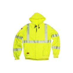 Drifire FR SWSHEZC3 Flame Resistant Hi-Vis Zip Front Hoody Sweatshirt - Type R Class 3 (CAT 2 - 19 Cal)