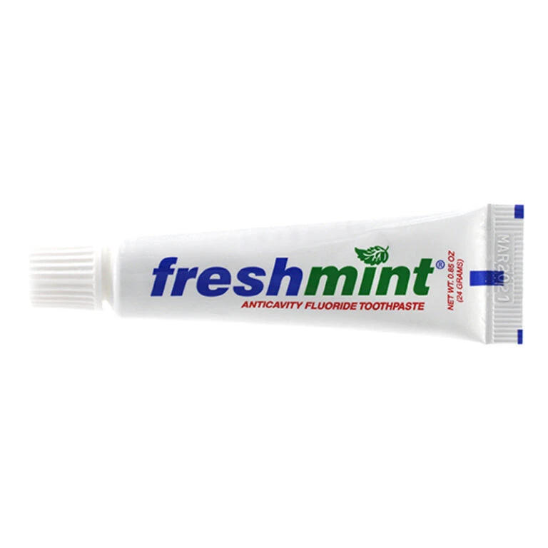 FreshMint TP85 0.85 Oz. Fluoride Toothpaste - Laminated Tube (Case) 1 FreshMint TP85 0.85 Oz. Fluoride Toothpaste - Laminated Tube (Case)