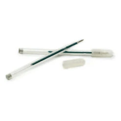 PEN2 Clear Flexible Pen With Cap - Black Ink (case)