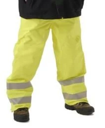 NASCO Omega Hi-Vis Rain Pants - Flame Resistant & Chemical Splash Resistant Rainwear (5001PFY/5001PFO) 1 NASCO Omega Hi-Vis Rain Pants - Flame Resistant & Chemical Splash Resistant Rainwear (5001PFY/5001PFO)