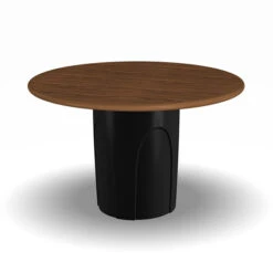 Norix Jupiter Cylinder Base Table With Round Top