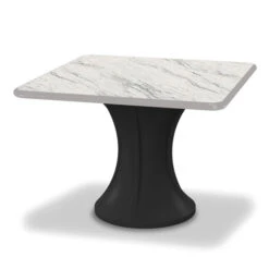 Norix CA4200/CA4242/CA4800 Forté Round-Top Café Table With Laminated Top -ANCHORTEX SHOP Norix Forte Table Black Marble
