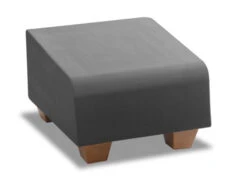 Norix HN885-series Hondo Nuevo Footstool -ANCHORTEX SHOP Norix Hondo Nuevo HN885 Footstool Graphite woodgrain legs