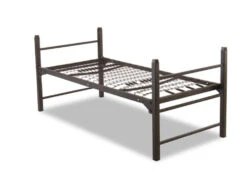 Norix TNT1311 Titan Series Steel Dorm Room Frame-Style Steel Bunkable Bed With Spring Mattress Deck