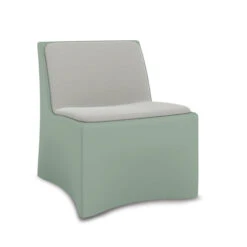 Norix VA630 Vesta Lounge Armless Chair -ANCHORTEX SHOP Norix VA630 Vesta Upholstered sage