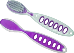 OraLine Secure Care 90047 Soft Nylon Security Toothbrush W/ Handle Holes (case)