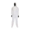 PosiWear M3 C3809 Disposable White Coveralls With Attached Hood And Boots (Case)