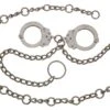Peerless Model 7003C Waist Chain - Handcuffs At Front - Nickel Finish