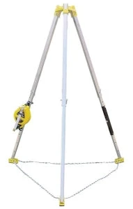 French Creek R50G-TP7 7 Foot Tripod With Rescue Lifeline & Bag With 50 Feet Galvanized Steel Rope