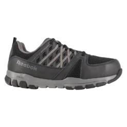 Reebok RB416 Women's Sublite Work Steel Toe Athletic Oxford - Black-Grey -ANCHORTEX SHOP RB416 02