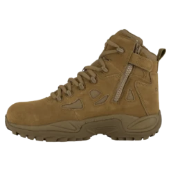 Reebok RB8650 Men's Rapid Response Composite Toe Tactical Boots - Side Zip - Coyote -ANCHORTEX SHOP RB8650 04