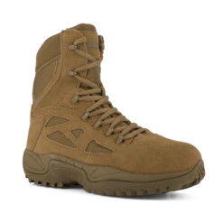 Reebok RB8850 Men's Rapid Response Stealth Composite Toe Tactical Boots - Side Zip - Coyote