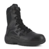 Reebok RB8874 Men's Rapid Response RB Composite Toe Tactical Boots - Side Zip - Black