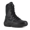 Reebok RB8875 Men's Rapid Response Tactical Boots - Side Zip - Black