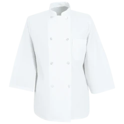 Red Kap 0402 Three-Quarter Sleeve Chef Coat