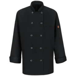 Red Kap 041X Women's Long Sleeve Chef Coat With OilBlok + Mimix