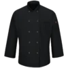 Red Kap 042X Men's Long Sleeve Chef Coat With OilBlok + Mimix