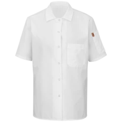 Red Kap 501X Women's Cook Shirt W/ OilBlok + MIMIX