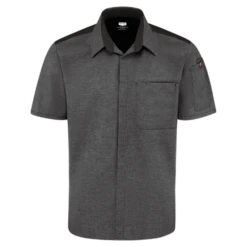 Red Kap 502M Men's Airflow Cook Shirt W/ OilBlok -ANCHORTEX SHOP Red Kap 502M Mens Airflow Cook Shirt OilBlok CB Front