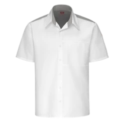 Red Kap 502M Men's Airflow Cook Shirt W/ OilBlok