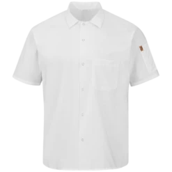 Red Kap 502X Men's Cook Shirt W/ OilBlok + MIMIX