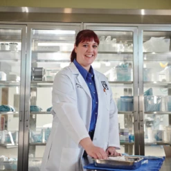 Red Kap KT33 Women's White Staff Coat -ANCHORTEX SHOP Red Kap KT33 Womens s White Staff Coat 2