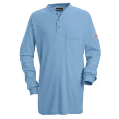 Bulwark SEL2 Lightweight FR Long Sleeve Henley Shirt - Excel FR (HRC 2 - 8.9 Cal) -ANCHORTEX SHOP SEL2 600 2