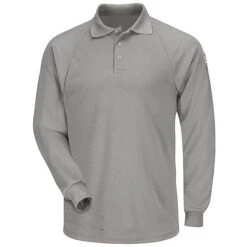 Bulwark SMP2 Lightweight Classic FR Long Sleeve Polo Shirt - Cooltouch 2 (HRC 2 - 8.3 Cal)
