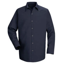 Red Kap SP16 Men's Pocketless Long Sleeve Work Shirt