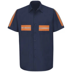 Red Kap SP24 Enhanced Visibility Short Sleeve Work Shirt