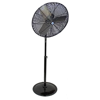 Schaefer Twister TW30W-PRB 30" OSHA Oscillating Circulation Pedestal Fan - White (TW30W-PRB) Or Black (TW30B-PRB)