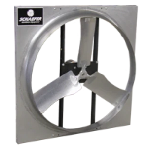 Schaefer 363P12DD 36" Direct Drive Galvanized Panel Fan 1 Schaefer 363P12DD 36" Direct Drive Galvanized Panel Fan