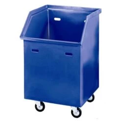 Steele Canvas 1640 Polyethylene Squared Laundry Cart For Soiled Linen