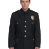 United Uniforms Single Breasted Class A Dress Coat - 55% Polyester / 45% Wool Elastique Weave