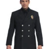 United Uniforms Double Breasted Class A Dress Coat - Polyester/Wool Elastique Weave