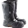 LION By Thorogood 804-6369 Men's QR14 Leather Structural Firefighter Bunker Boots