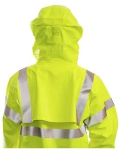 Tingley Eclipse Quad-Hazard Rain Coat (Hi Vis Type R Class 3, Liquidproof, Arc Flash And Flash Fire Resistant) (HRC 2 - 8.7 Cal) -ANCHORTEX SHOP Tingley Rubber C44122 Eclipse Coat yellow