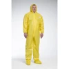 PosiWear UB 3679B Disposable Yellow Coveralls With Attached Hood And Boots (Case)