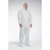 PosiWear UB 3709 White Disposable Coveralls With Attached Hood And Boots (Case)