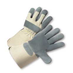 PIP 800-AAA Premium Cowhide Heavy Side Split Leather Palm 4½" Gauntlet Cuff Work Gloves (Dozen)