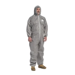 PosiWear M3 C3906 Disposable Grey Coveralls With Attached Hood (Case)