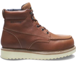 Wolverine W08289 Men's 6" Moc-Toe Steel-Toe EH Work Boot - Brown
