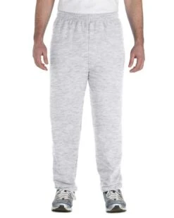 Men's Activewear Fleece Sweatpants With Elastic Waist And Drawstring -ANCHORTEX SHOP anc inmate activewear sweatpants ash grey