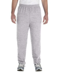 Men's Activewear Fleece Sweatpants With Elastic Waist And Drawstring -ANCHORTEX SHOP anc inmate activewear sweatpants sport grey